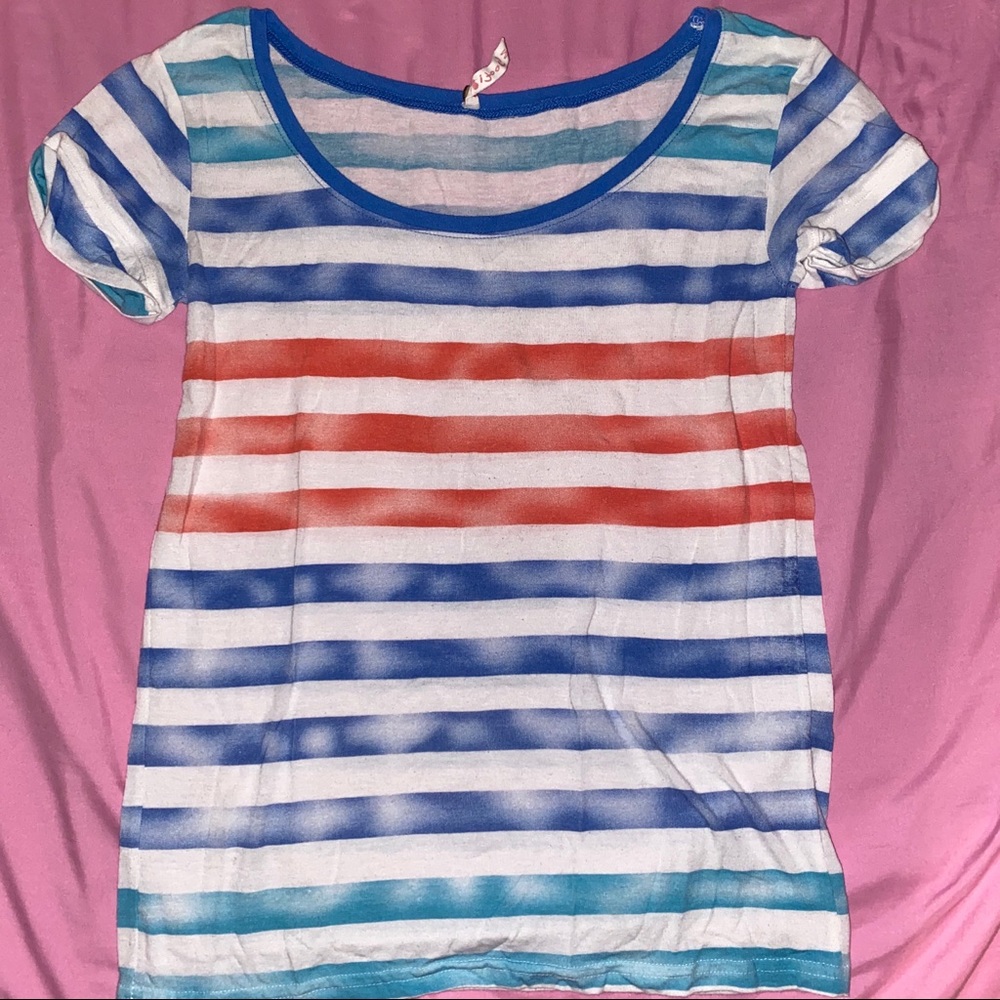 Poof Striped Beach Tee